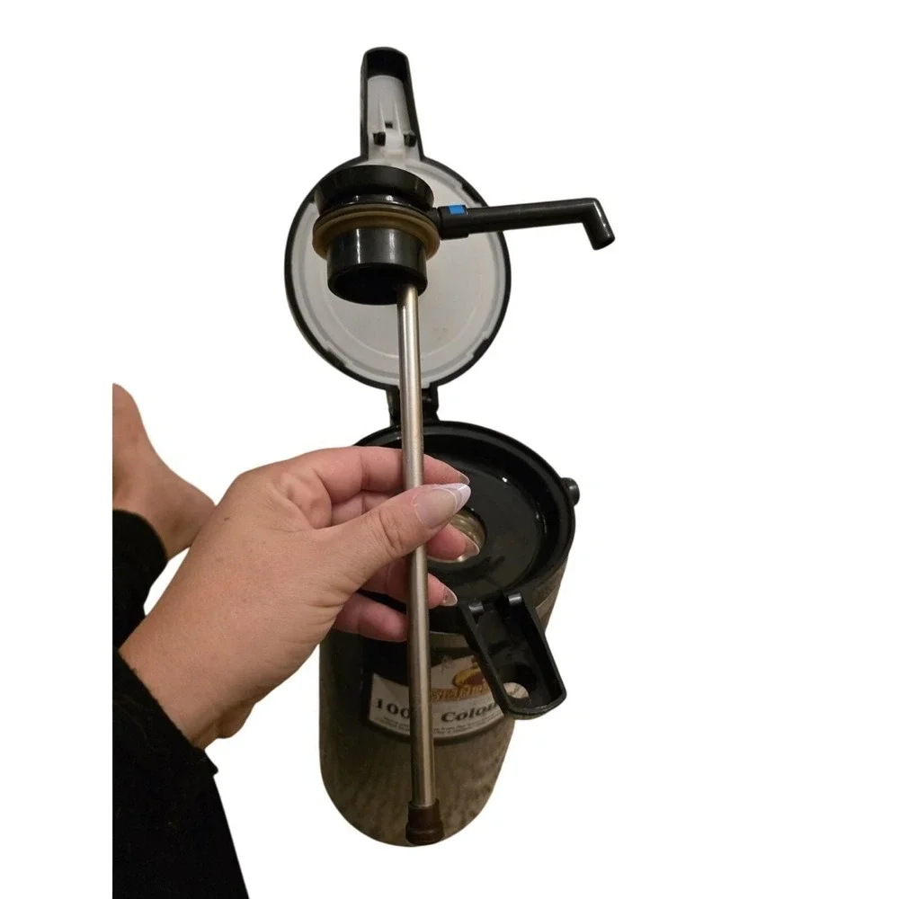 Thermal Airpot Coffee Dispenser 3l/102 oz Insulated Stainless‎ Steel - pre-owned